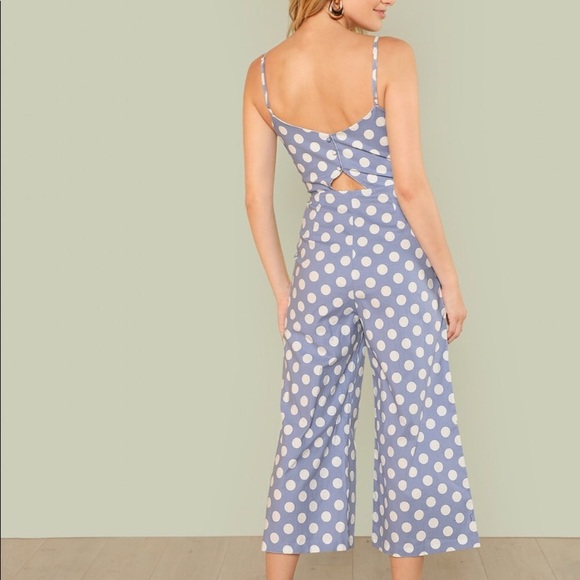Polka Dot Jumpsuit - Picture 2 of 4